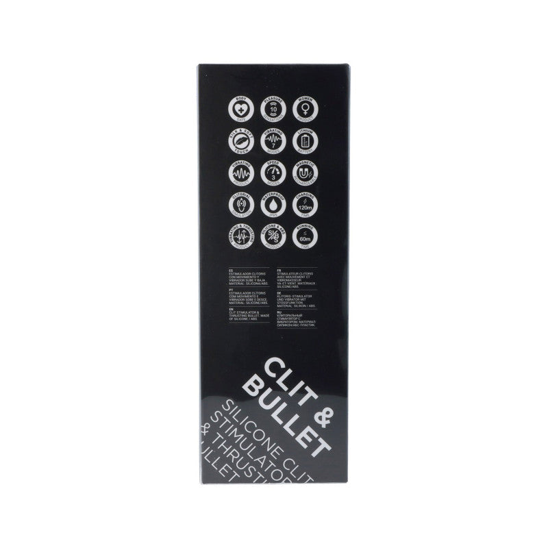 Clit & Bullet, stimulateur clitoridien et vibromasseur va-et-vient