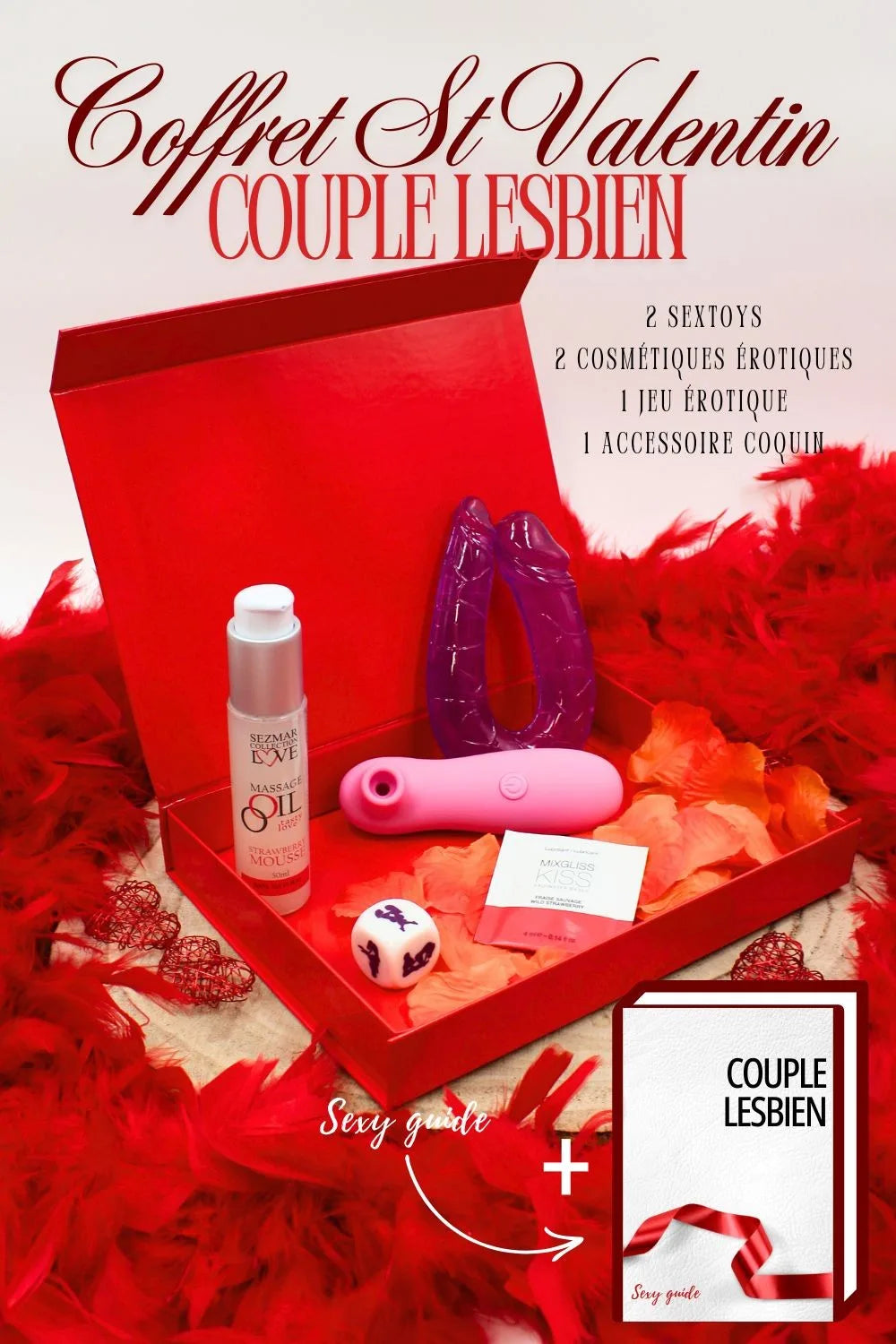 Coffret coquin St Valentin - Couple Lesbien