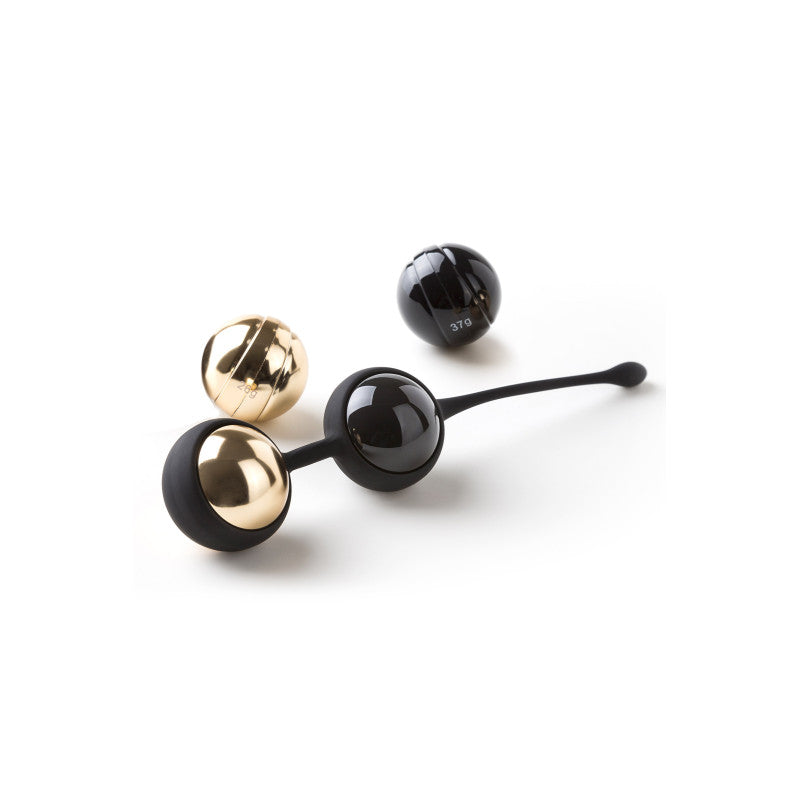 Danaë Kegel Balls, set de boules de Geisha noir et or
