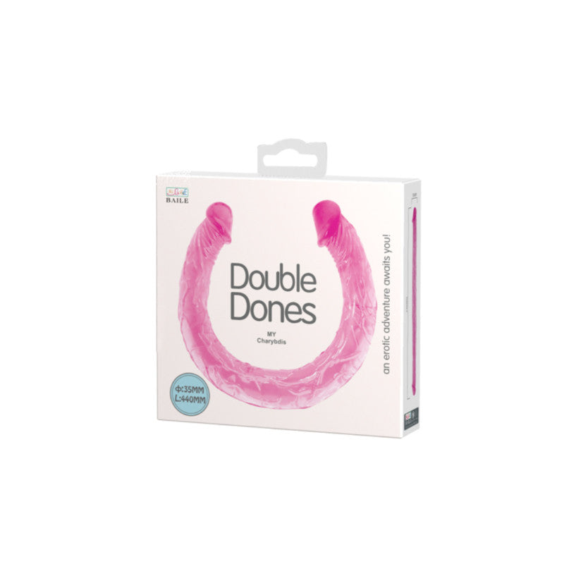Double Dones, gode double dong rose 44cm