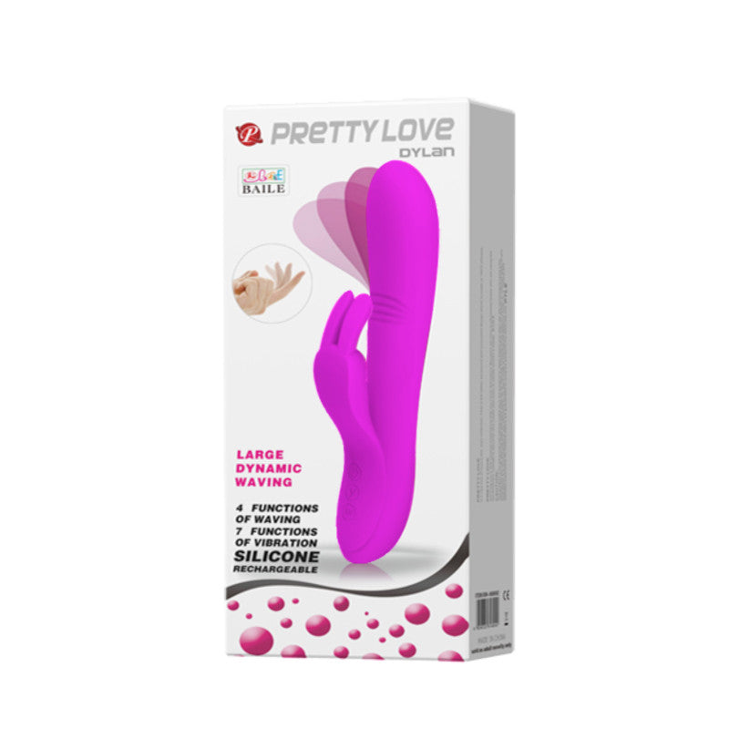 Dylan, vibromasseur rabbit spécial point G rose