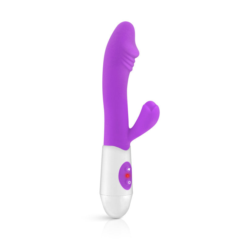 Elya, vibromasseur rabbit pénis violet