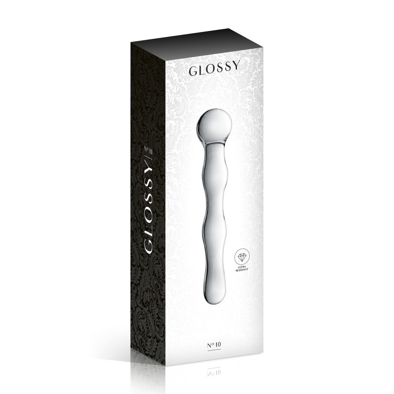 Glossy Toys n°10, gode en verre 17cm