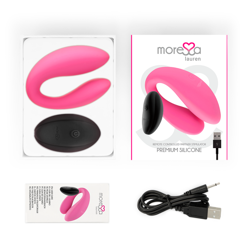 Moressa - Stimulateur Télécommande Lauren pour Couples