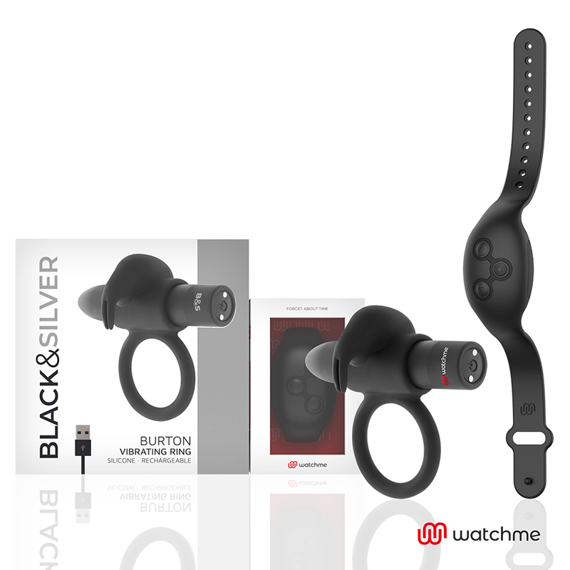 Black&silver - Burton Télécommande Cockring Watchme