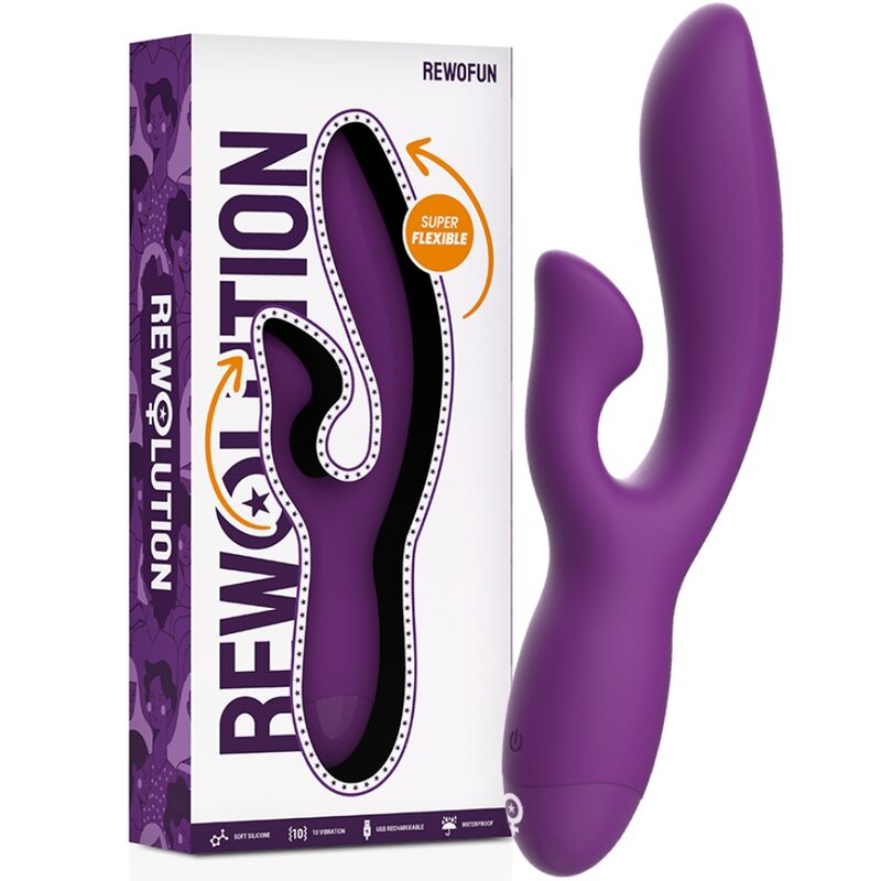 Rewolution - Rewofun Vibrateur Flexible avec Lapin
