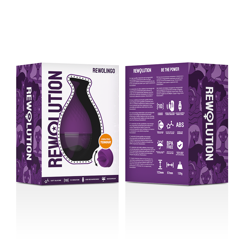 Rewolution - Rewolingo Vibrateur avec Langue