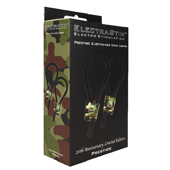 Electrastim - Anneaux Pénins Réglables Prestige Electraloops Camouflage