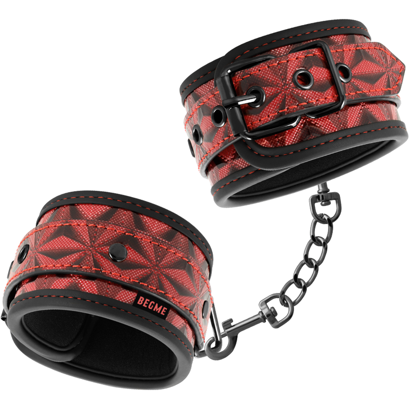 Begme - Chevilles Premium Édition Rouge avec Doublure en Néoprène