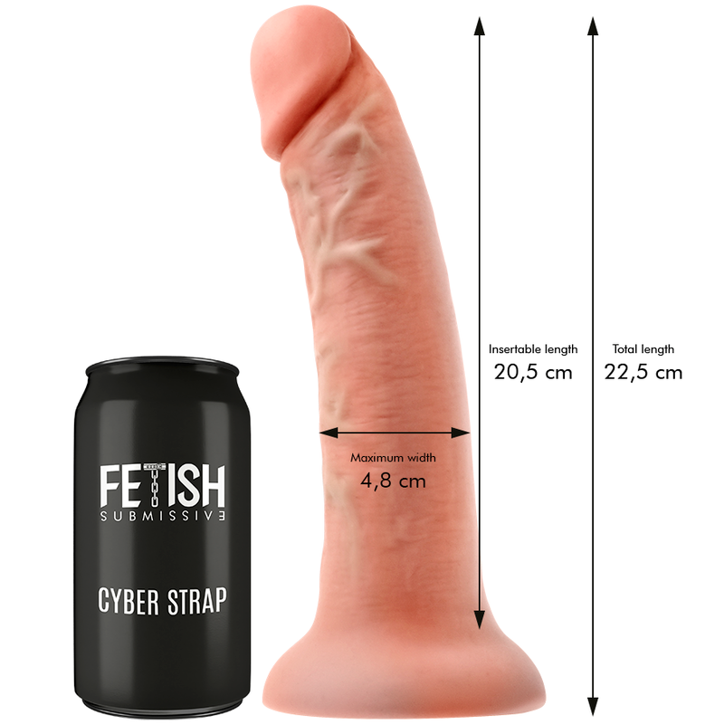 Fetish Submissive Cyber Strap - Harnais avec Télécommande Dildo Watchme L Technologie