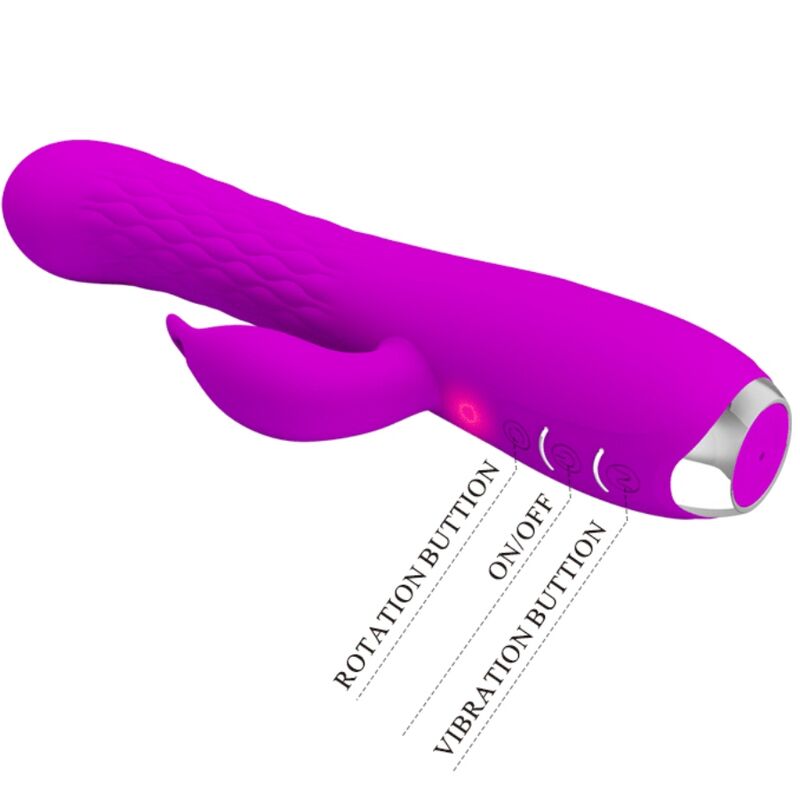 Pretty Love - Vibrateur Molly avec Rotation Rechargeable