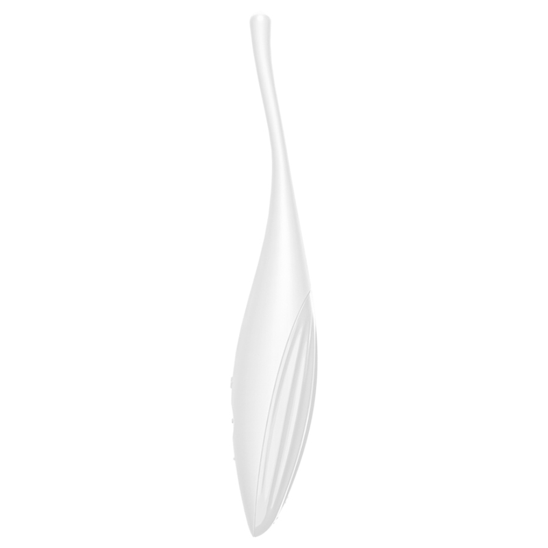 Satisfyer - Vibrateur Pointe de Clit Twirling Joy Blanc
