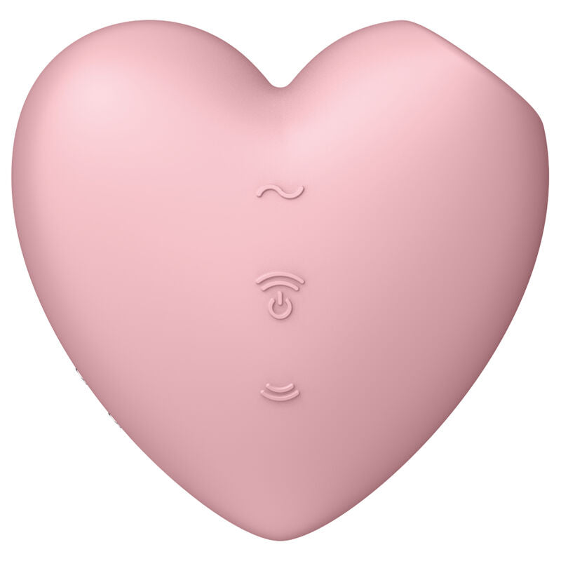 Satisfyer - Cutie Heart Stimulateur et Vibrateur de Pulse D'Air Rose
