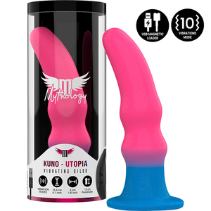 Mythology - Kuno Utopia Dildo M - Vibrateur Compatible avec la Technologie sans Fil Watchme