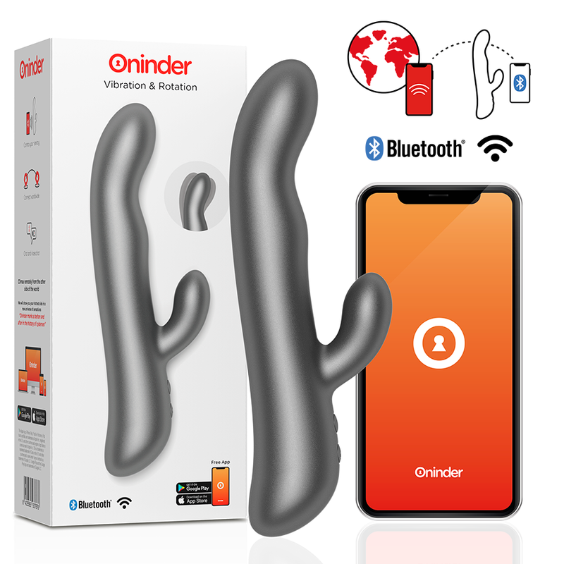 Oninder - Oslo Vibration et Rotation Noir - Application Gratuite