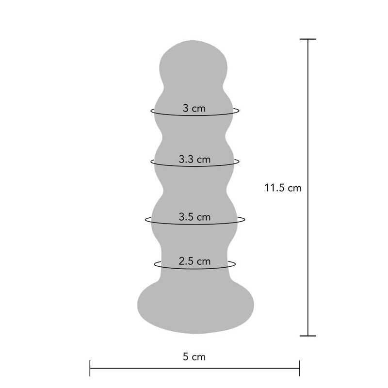 Toyjoy - Fesses le Bouchon en Verre Radiant