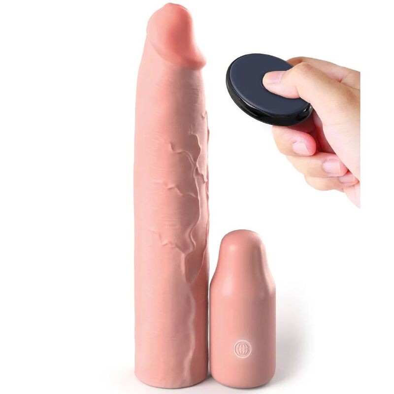 Fantasy X- Tensions - Pipedreams Manche 22,86 Cm + Plug 7,62 Cm Remote Skin