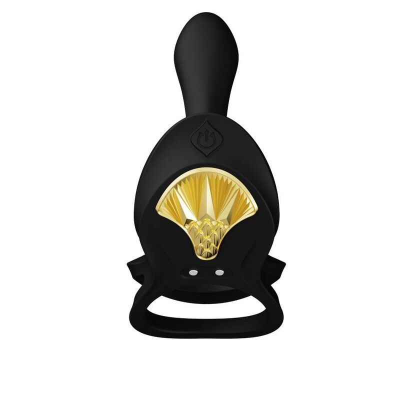 Zalo - Bague Vibrante Couples Bayek Noir