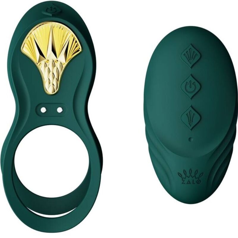 Zalo - Bague Vibrante Couples Bayek Verte