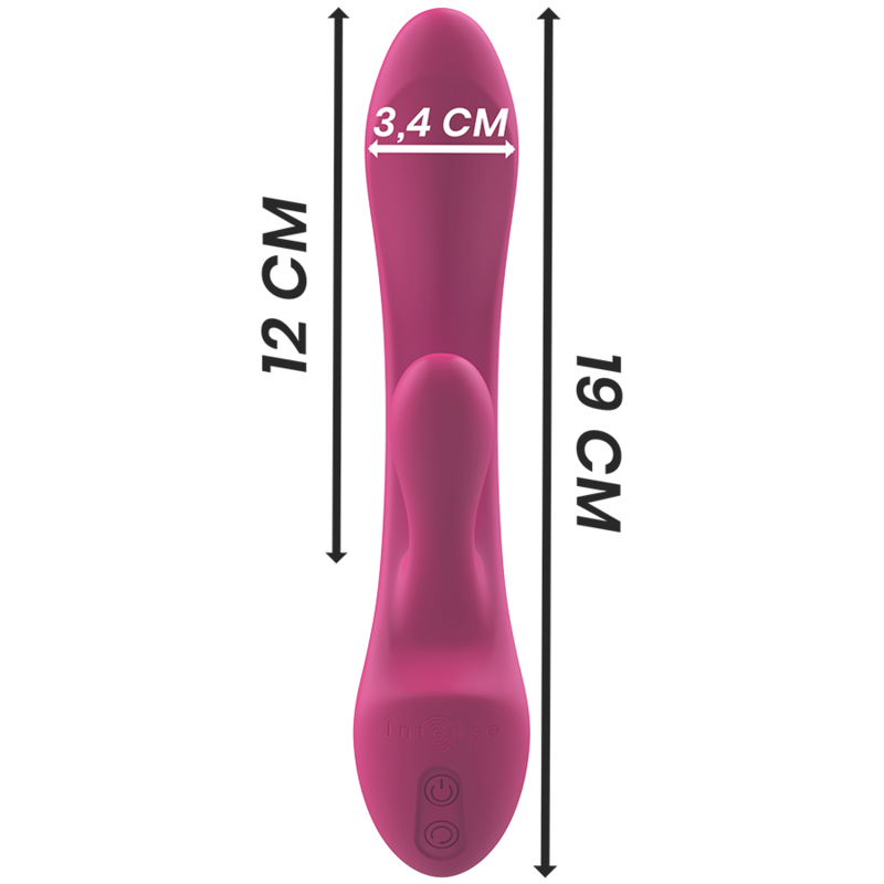 Intense - Vibrateur Luigi Rabbit Silicone Liquide Rose