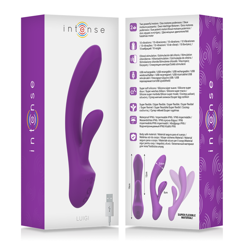 Intense - Luigi Rabbit Vibrateur Liquide Silicone Violet
