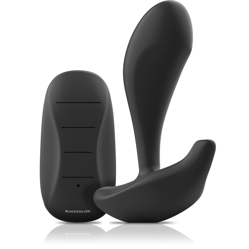 Black&silver - Télécommande en Silicone pour Plug Anal Dwayne