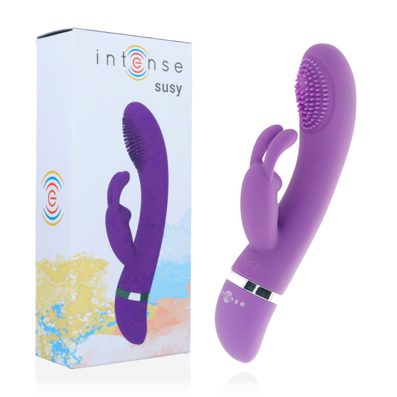 Intense - Vibrateur Oscillant Susy Silicon Rabbit Lilas