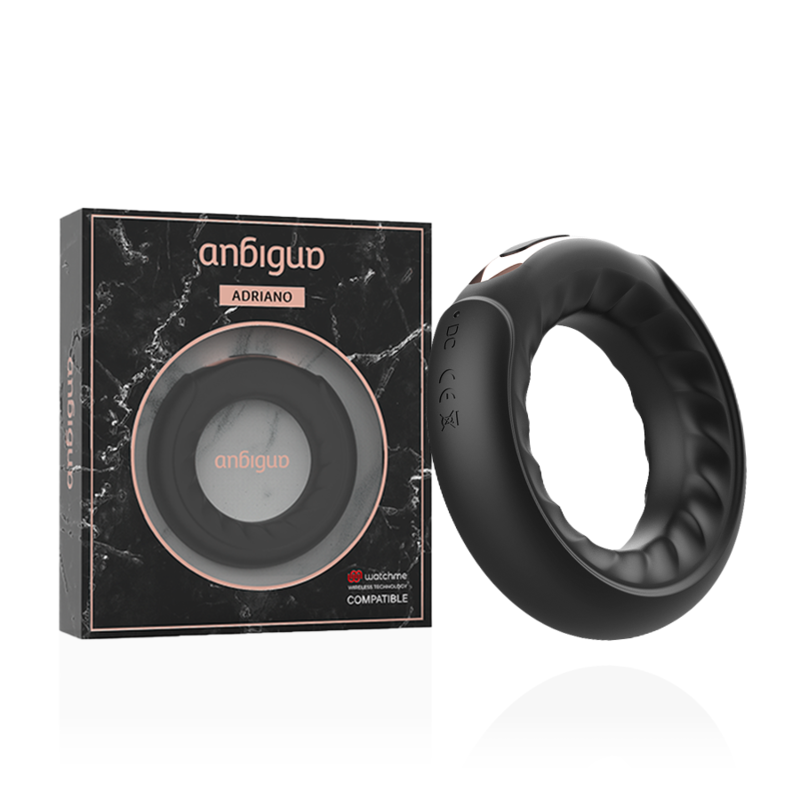 Anbiguo - Adriano Anneau Vibrant + Télécommande Watchme