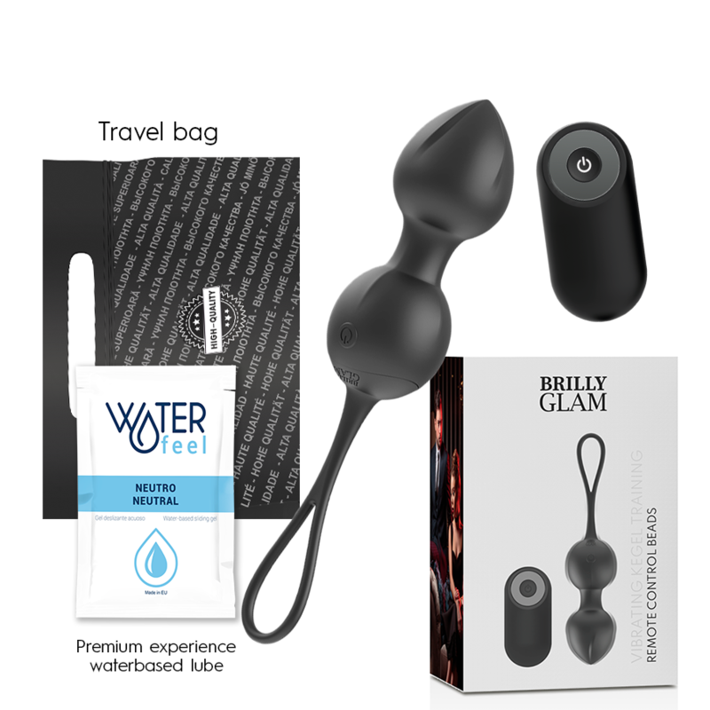 Brilly Glam - Perles de Kegel Vibrantes Télécommande