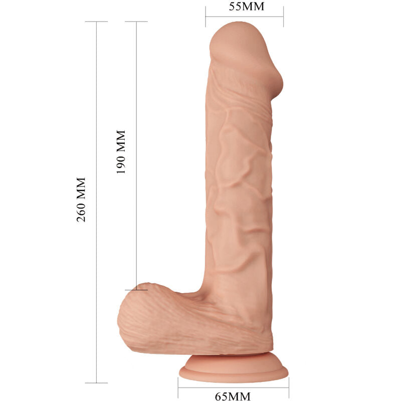 Baile - Belle Rencontre Bergrisi Gode Réaliste Flexible 26 Cm Naturel