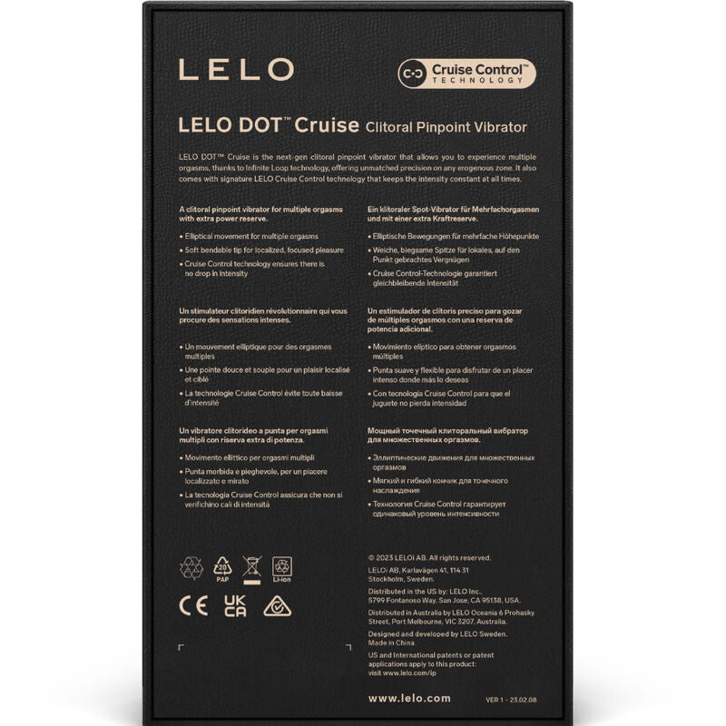 Lelo - Stimulateur de Clitoris Dot Cruise Jaune