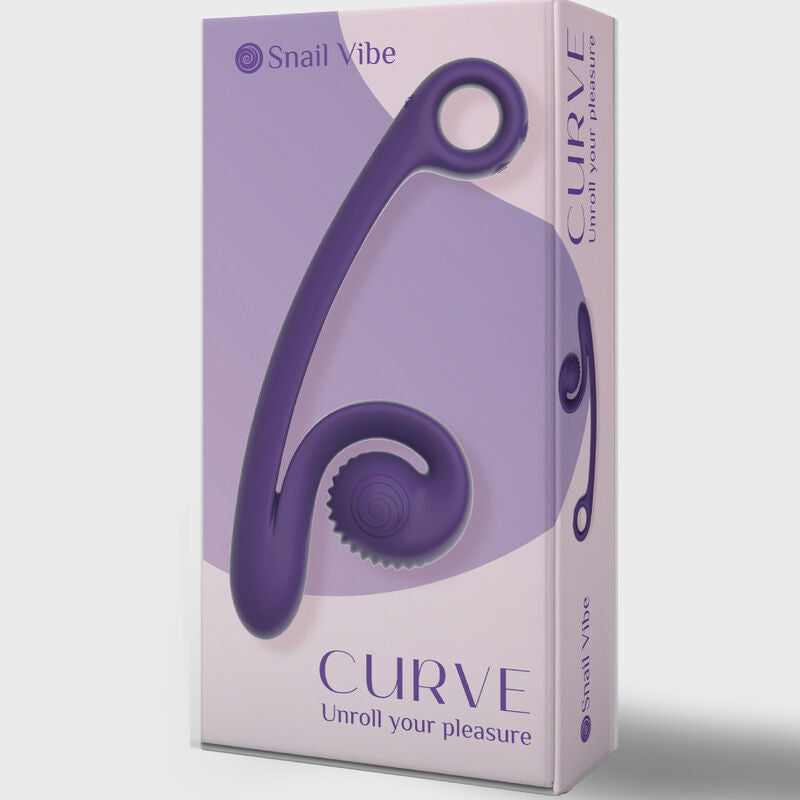 Snail Vibe - Vibrateur Courbe Violet