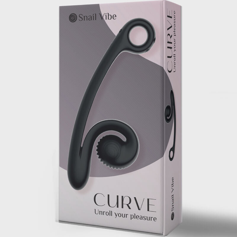 Snail Vibe - Vibrateur Courbe Noir