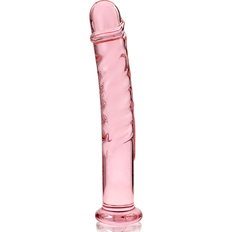 Nebula Series By Ibiza - Modèle 16 Gode en Verre Borosilicate Rose 18.5 Cm -o- 3 Cm