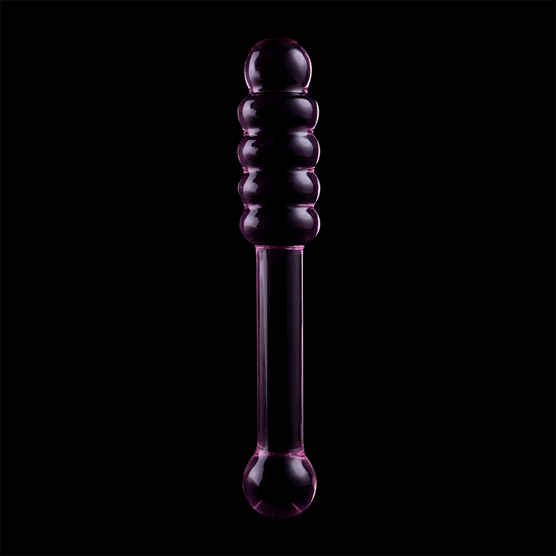 Nebula Series By Ibiza - Modèle 20 Gode en Verre Borosilicate Rose 20.5 Cm -o- 3 Cm