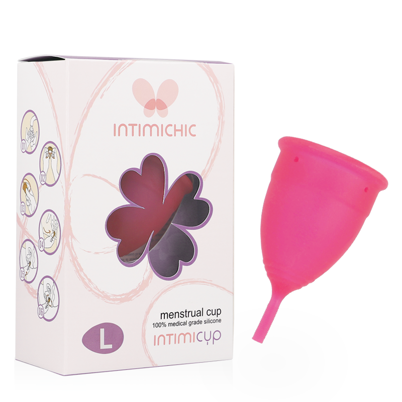 Intimichic - Coupe Menstruelle en Silicone Médicale - Taille L
