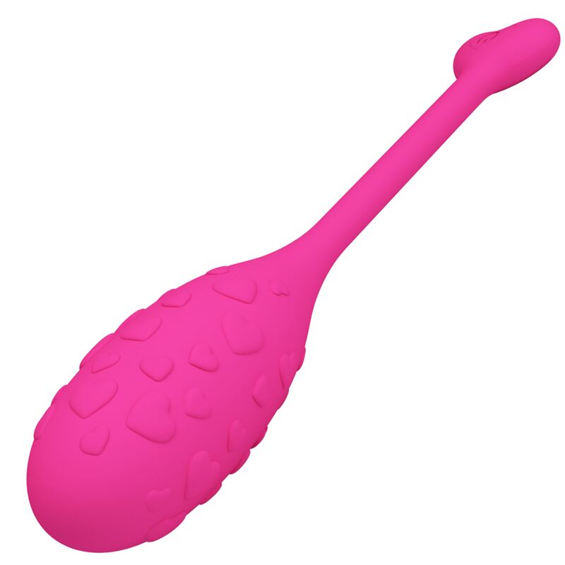 Pretty Love - Oeuf Vibrant Rose Fisher Contrôlé par Application