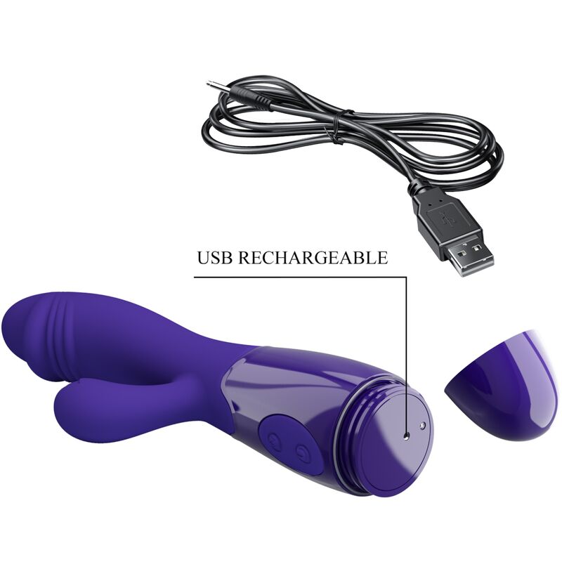 Pretty Love - Vibrateur Snappy Youth & Stimulateur de Point G Violet