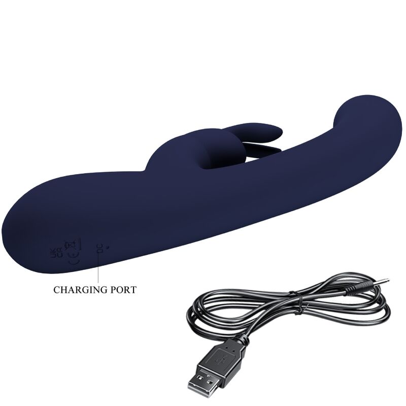 Pretty Love - Vibrateur Lamar Lapin et Point G Bleu