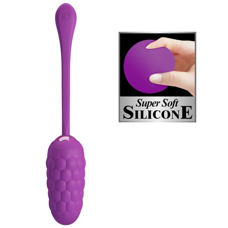 Pretty Love - Oeuf Vibrant Texture Marine Rechargeable Violet