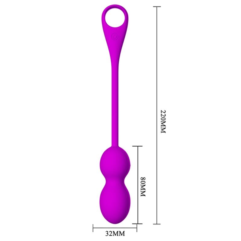 Pretty Love - Balles Vibrantes Rechargeables Elvira Violet