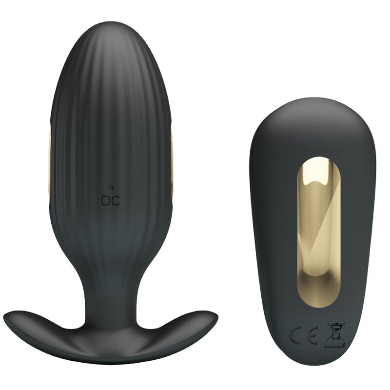 Pretty Love - Vibrateur Anal Rechargeable Kelly Plug Noir