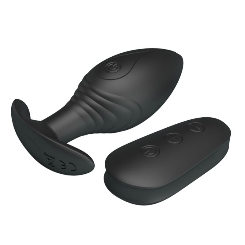 Pretty Love - Vibrateur Rechargeable Regina Anal Plug Noir