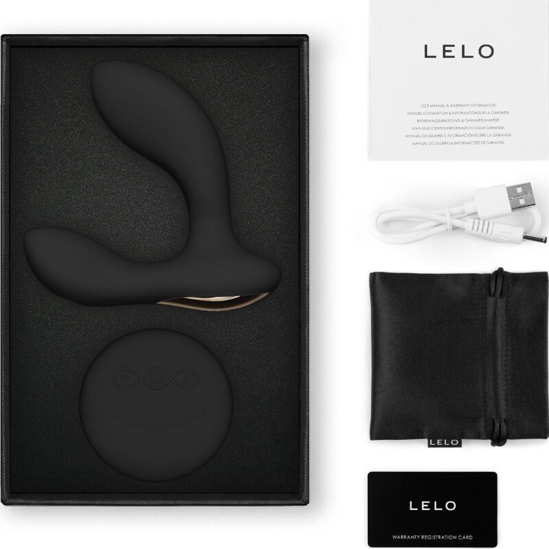 Lelo - Télécommande de Masseur de Prostate Hugo 2 Noir
