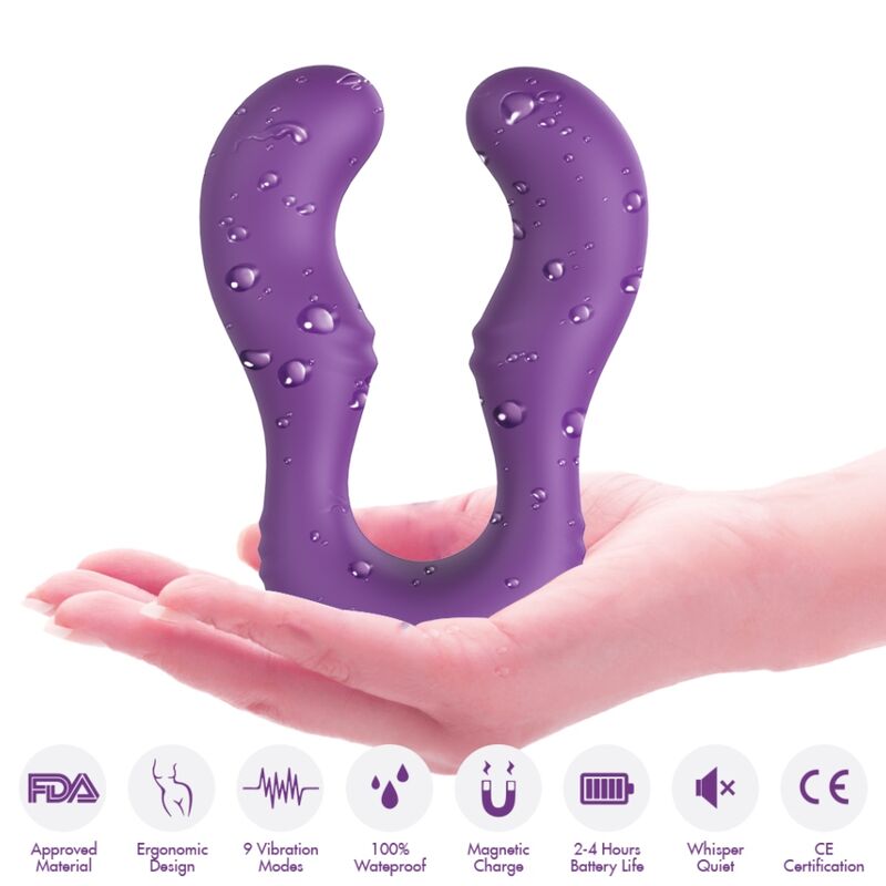 Armony - Vibrateur Seraph Double Télécommande Violet