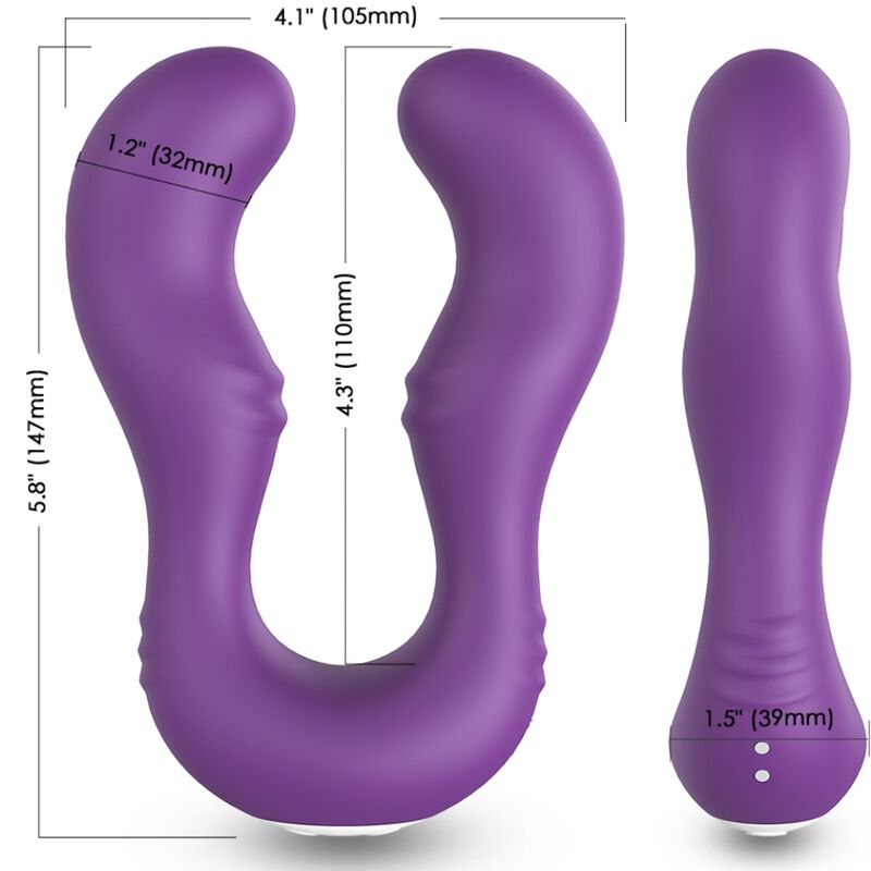 Armony - Vibrateur Seraph Double Télécommande Violet