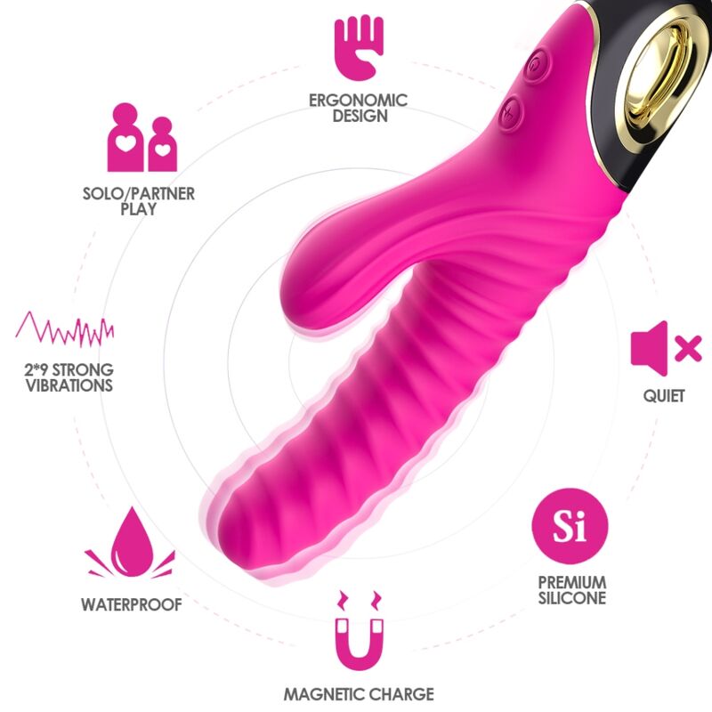 Armony - Vibrateur Eternity Silicone Fuchsia