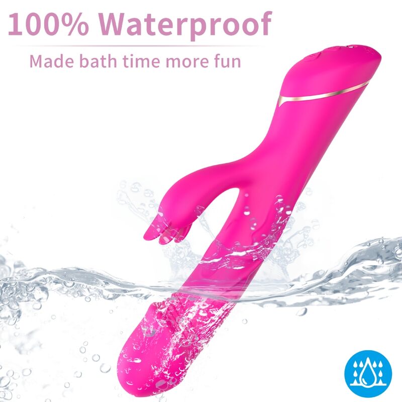 Armony - Gode Vibrateur Lapin Silicone Fuchsia
