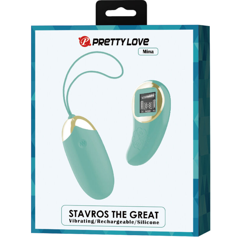 Pretty Love - Mine Doeufs Vibrants Télécommande Verte