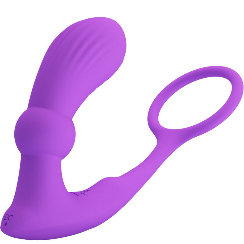 Pretty Love - Bague Warren et Vibrateur Anal Violet